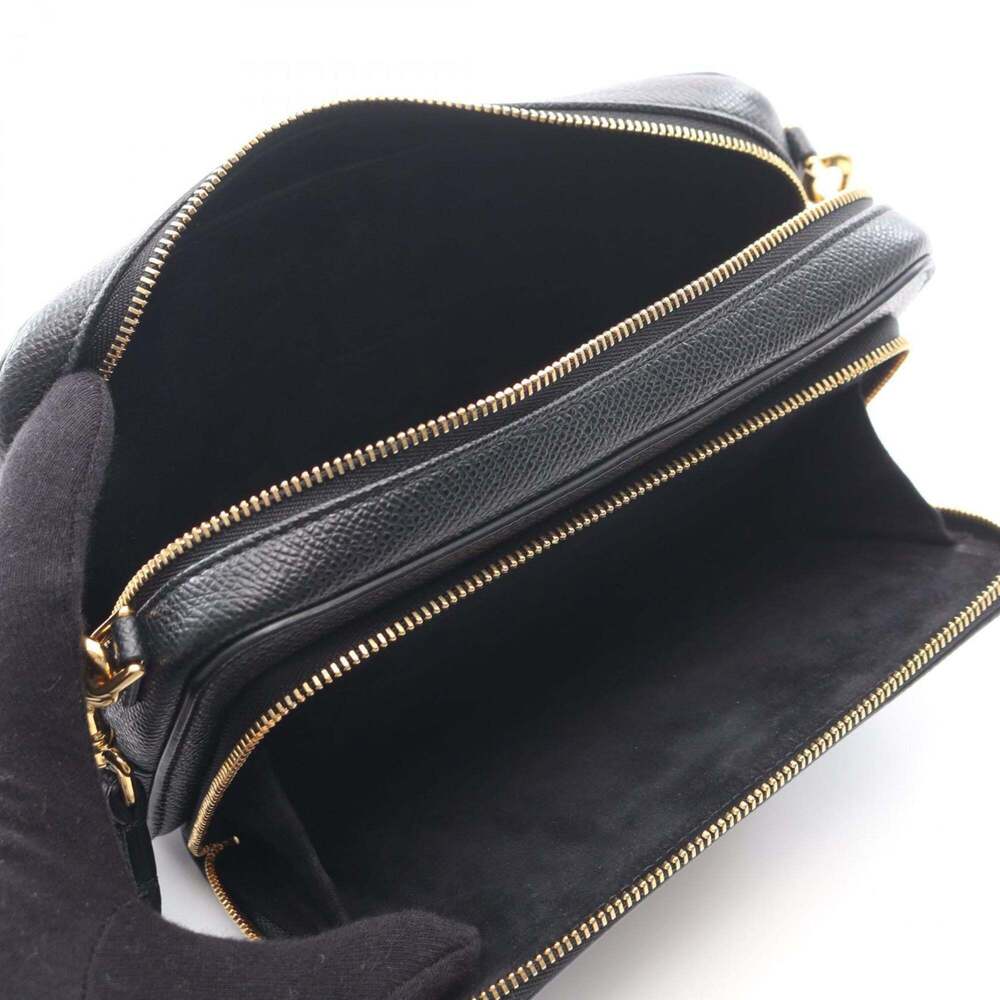 CHRISTIAN DIOR Black Leather Shoulder Bag - Picture 3 of 6